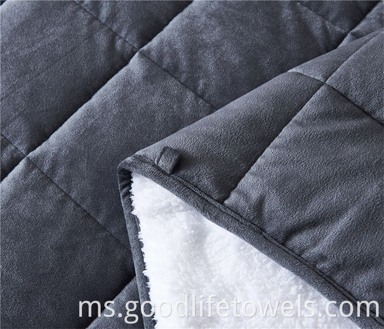 Dual Sided Fleece Weighted Blanket